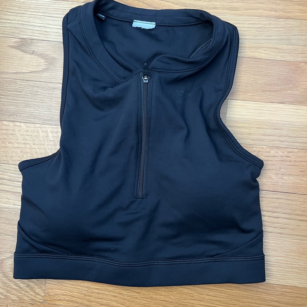 Gymshark black long sports bra